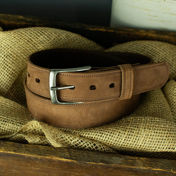 Men's Black Suede Belt - 1.5 Inch Leather Belt - Suede Belt authentic Mens - Men's Belt For Jeans - Wide Leather Belt - Wide Mens Leather Belt