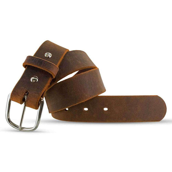 Buy Thomas Cook Harry Leather Braided Belt Dark Brown - The Stable Door