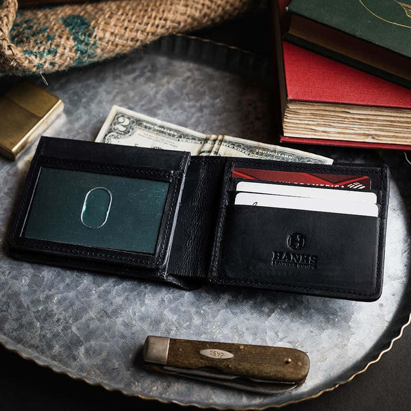 Deluxe Bison Wallet with ID Window