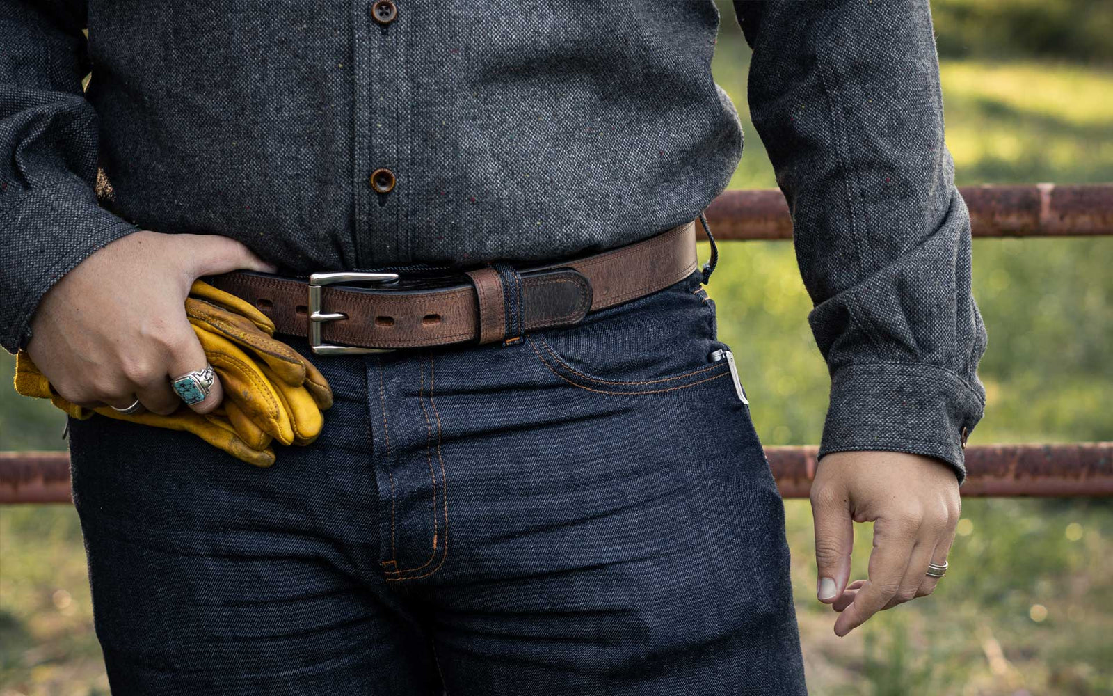 Leather Waist Belt -  Canada