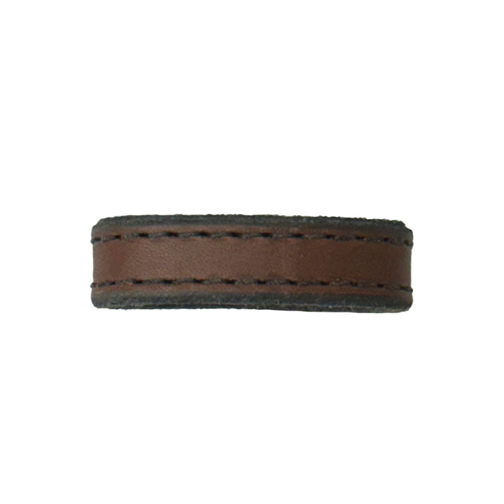 Hanks 1.75&quot; Stitched Belt Keeper Brown