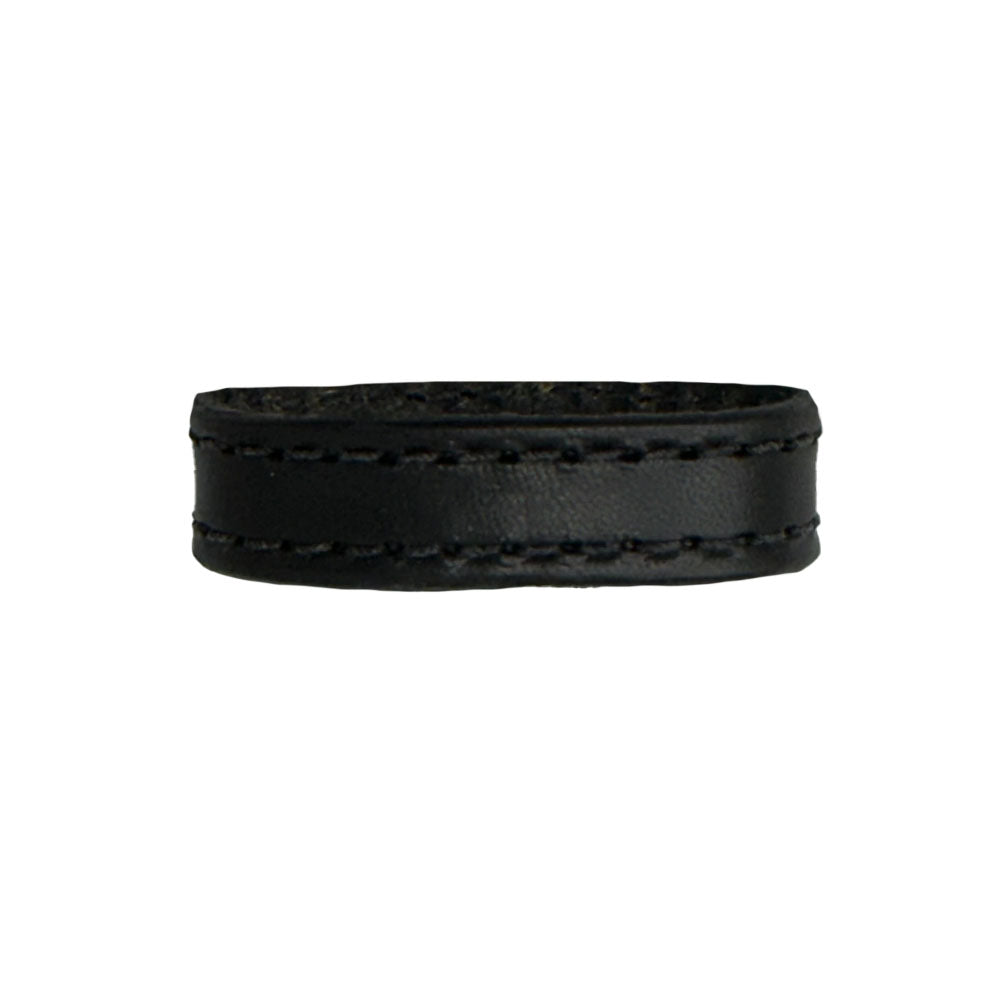 Hanks 1.75&quot; Stitched Belt Keeper Black