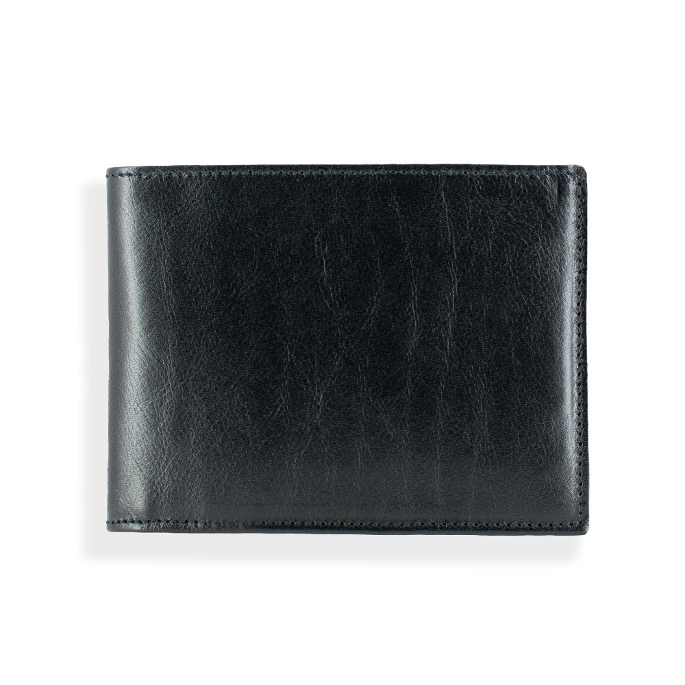 Orta bifold wallet with ID window black