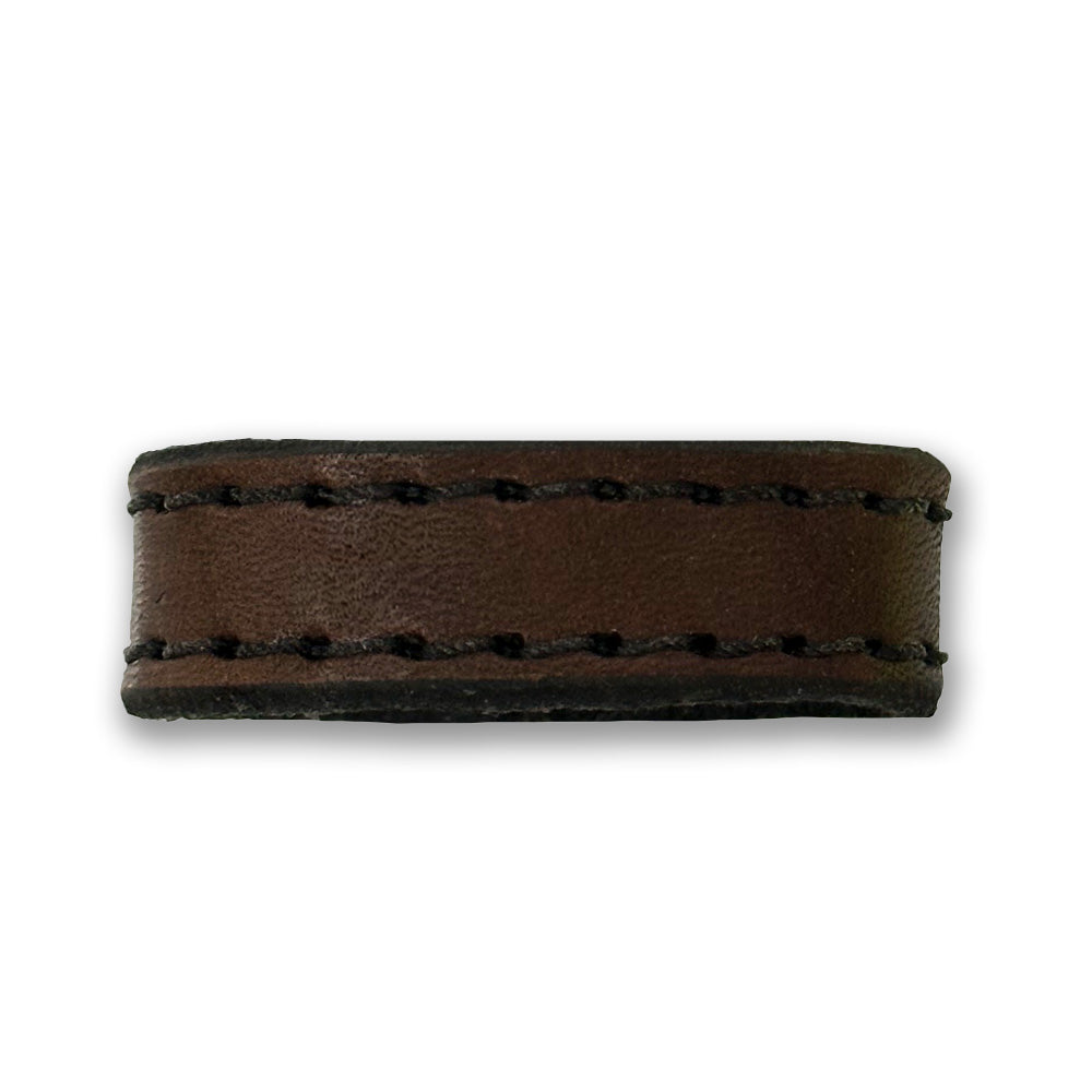 Hanks 1.25" Belt Keeper Hero Image in Brown