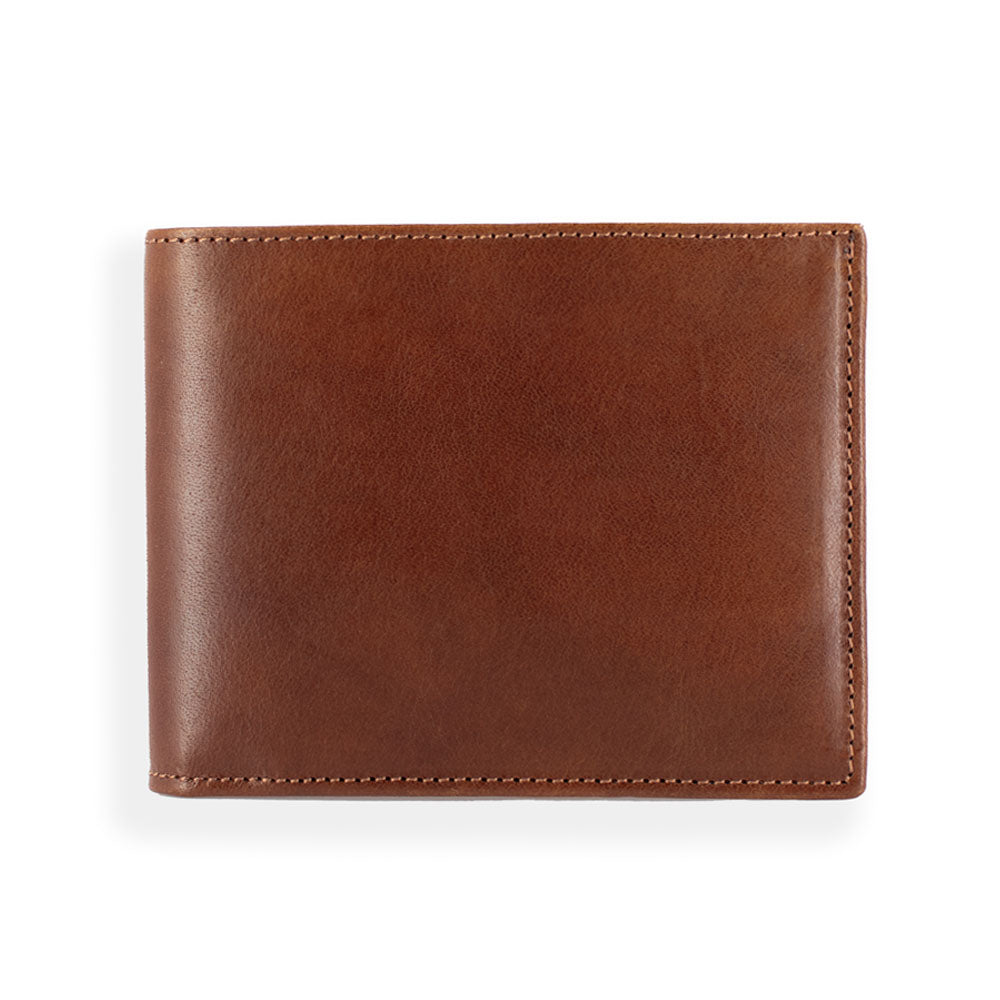 Orta bifold wallet with ID window brown