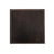 This square leather mouse pad is crafted from North American Bison leather and features visible stitching along the edges. In the bottom right corner, you'll find an embossed logo that reads "Hanks Belts." This premium desk accessory boasts a smooth, dark brown finish and is part of the Desk & Mouse Pad Set.