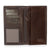 Dark Brown Vico Wallet open without cards