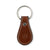 Hanks Bell Leather Key Fob in Oak with H stamped on front