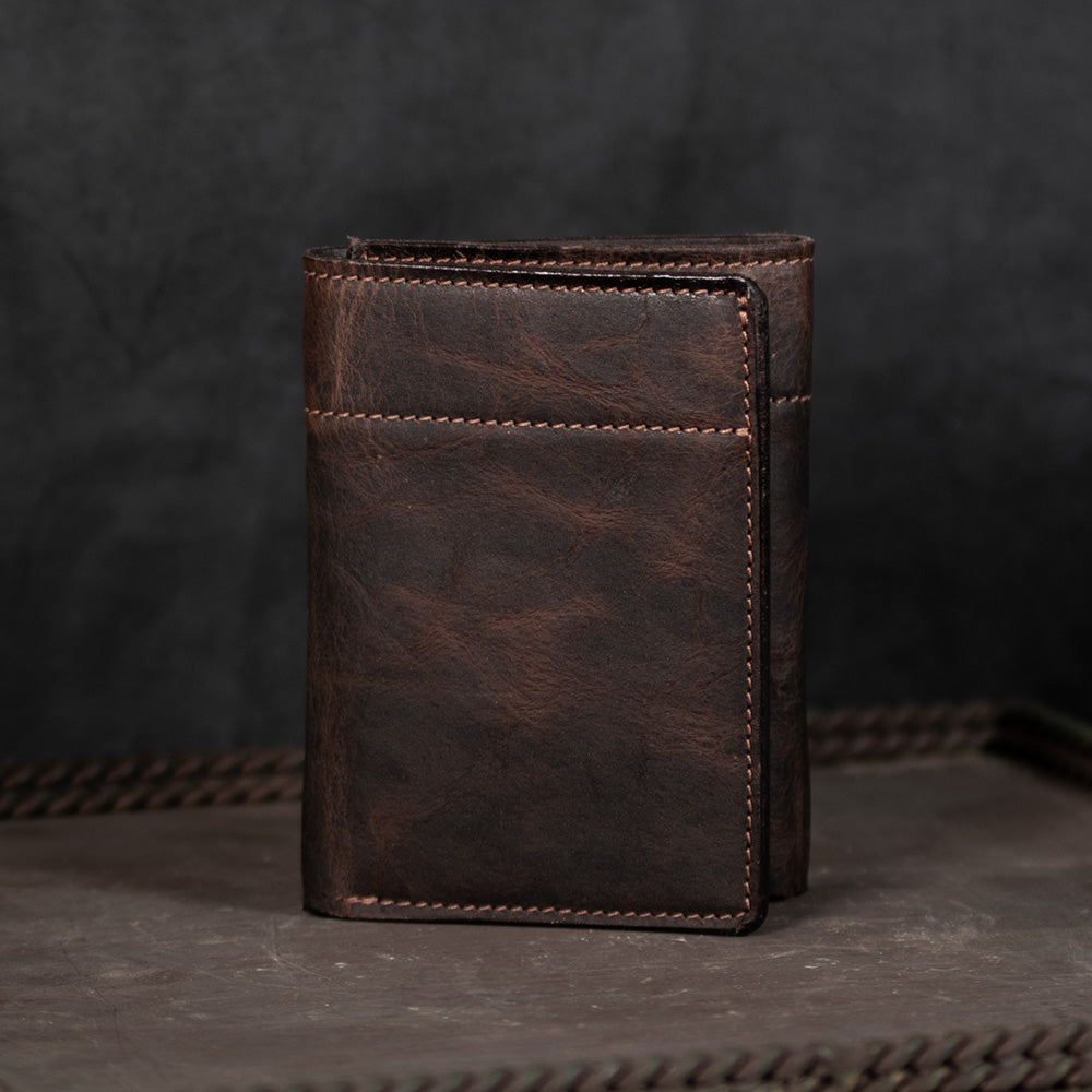 Stonewood Brown Trifold Wallet Lifestyle