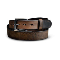 The Montana Double Bison Belt - Hanks Belts