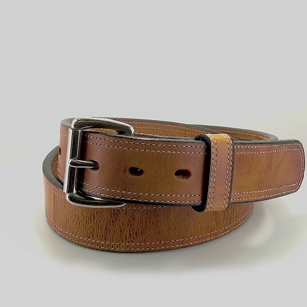 XLarge Dark Brown w/antique newest Leather Harness Belt