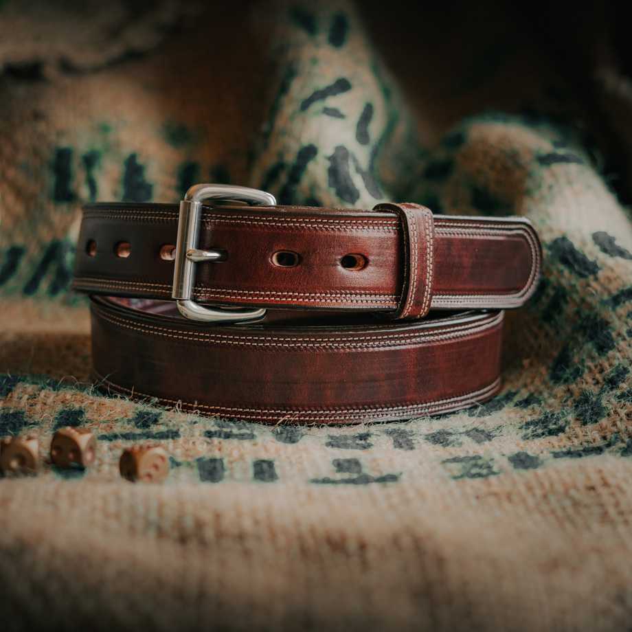 The Tuscan USA Made Leather Belt - Free Shipping-100 Year Warranty - Hanks  Belts