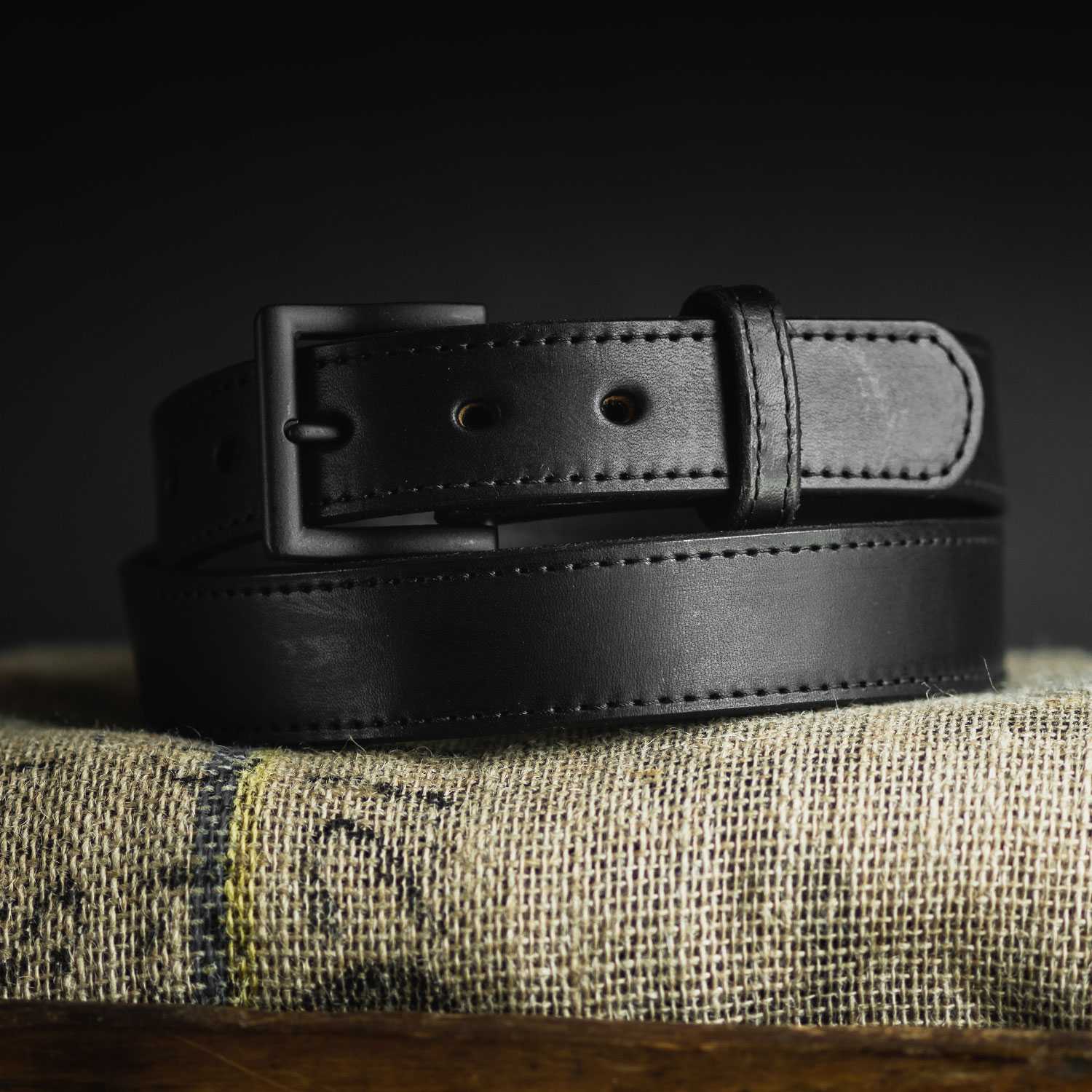 Leather Gun Belt - 1.5 Inch Belt - Hanks Belts