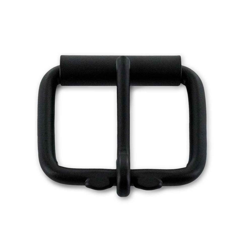 Roller Buckle Gun Metal Matte / 1 (25 mm) from Tandy Leather