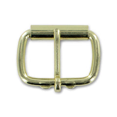 Brass Roller Buckle with Chicago Screws