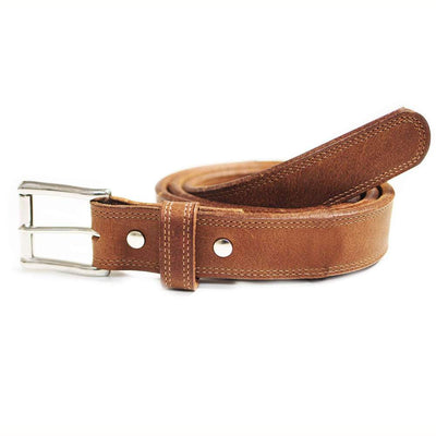 The Montana Double Bison Belt - Hanks Belts