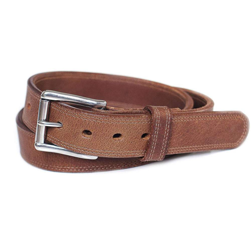 The Montana Double Bison Belt - Hanks Belts