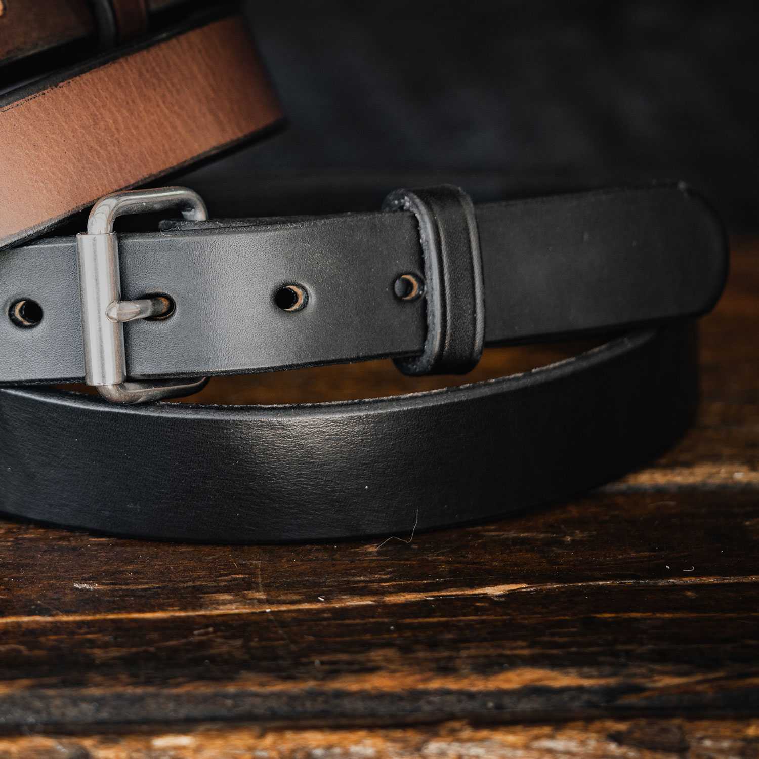 1.25 Leather Concealed Carry Belt - Hanks Deputy Belt - Hanks Belts