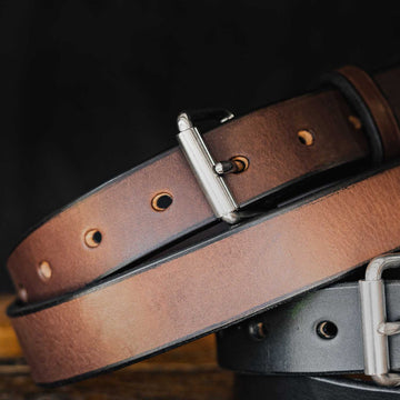 1.25 Leather Concealed Carry Belt - Hanks Deputy Belt - Hanks Belts