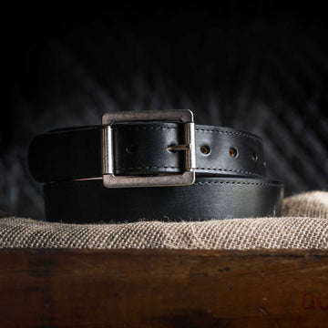 Men's Black Leather Belt Size 42 & get a 38 Brown Leather Free Great Price  WOW