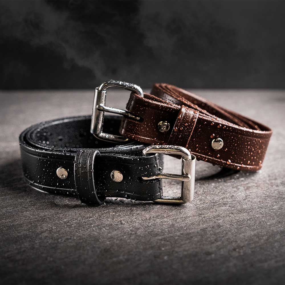 Synthetic leather outlet belt