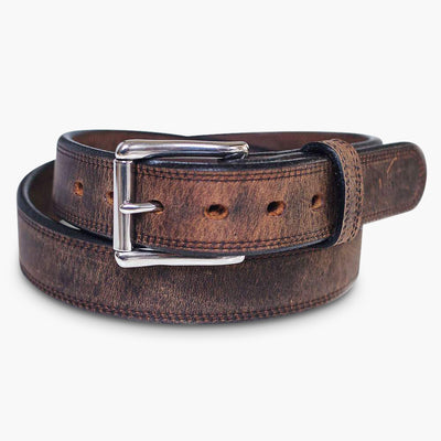 The Montana Double Bison Belt - Hanks Belts