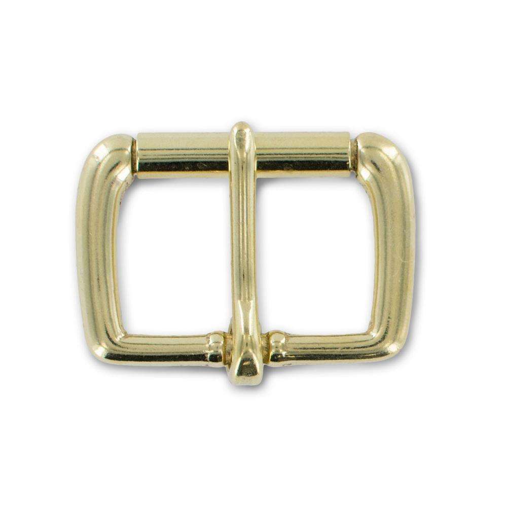 Solid Brass Belt Buckle Keeper (1.5