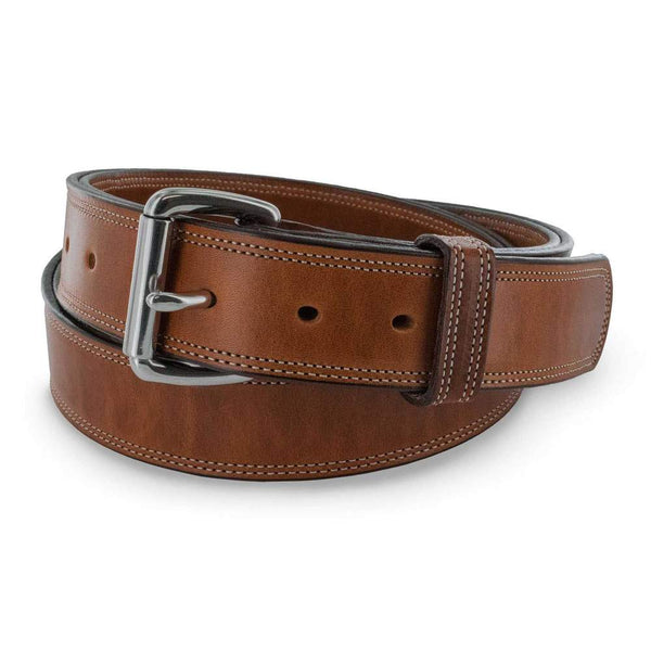 Premier Leather Gun Belt-Free Shipping-100 Year Warranty - Hanks Belts