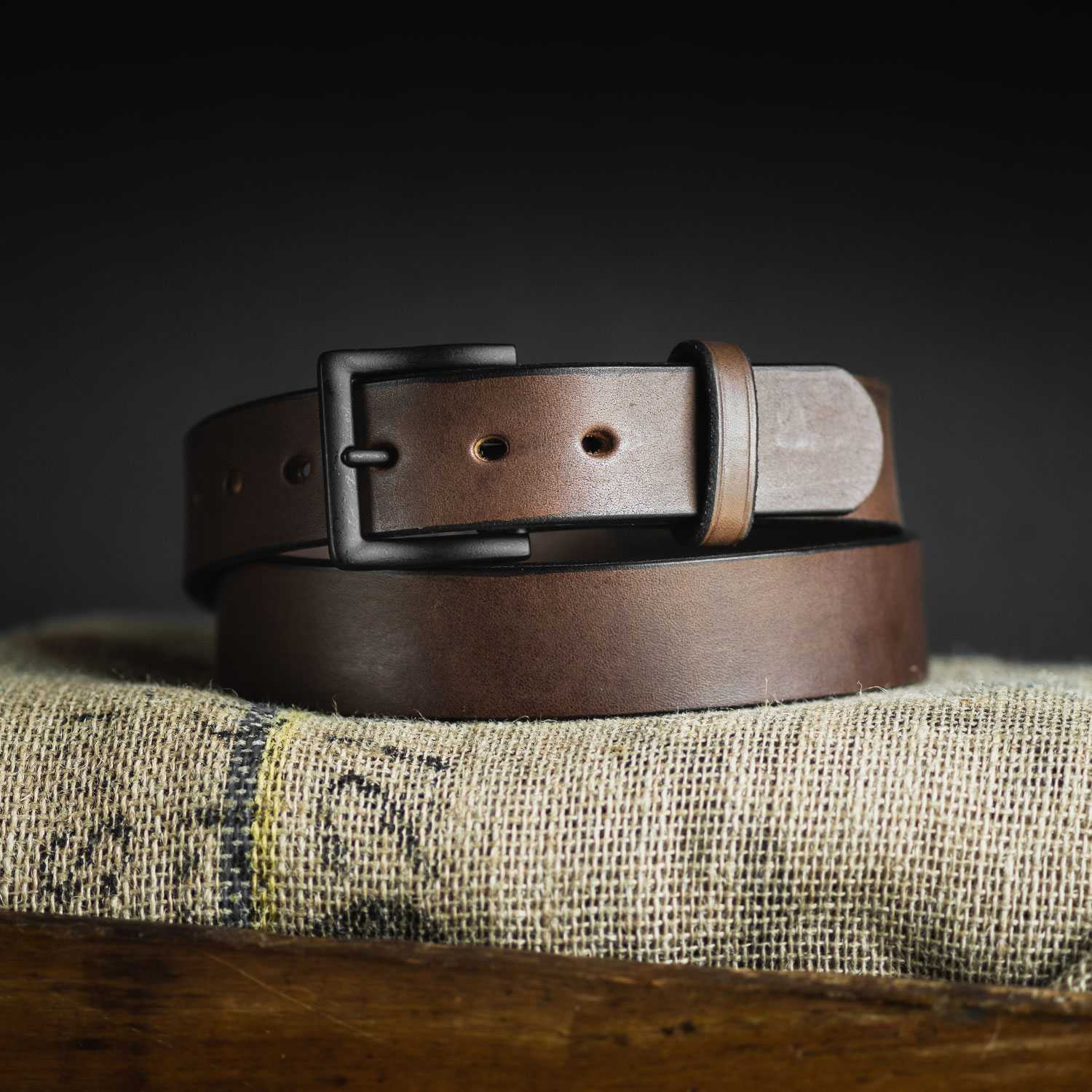 Brown Leather Belt|258774702